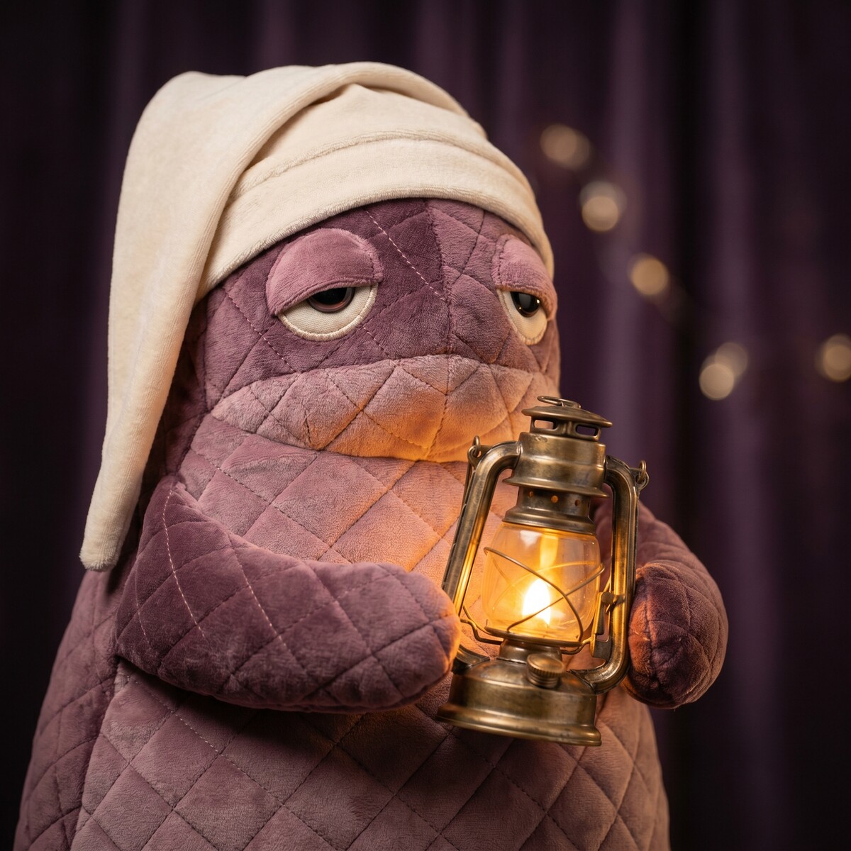Tuck and the lantern, macro