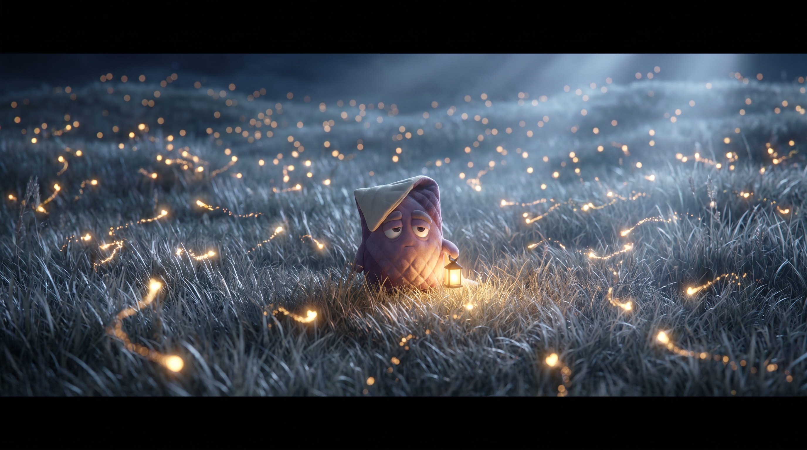 World-reveal, establishing frame